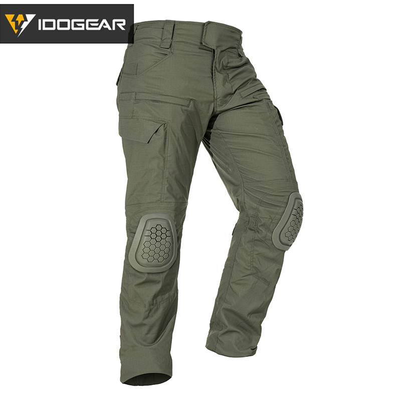 IDOGEAR G4 Tactical Pants for men With Knee Pads Camouflage 3208
