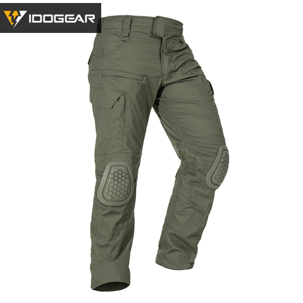 IDOGEAR G4 Tactical Pants With Knee Pads Outdoor Breathable Tactical Trousers 3208