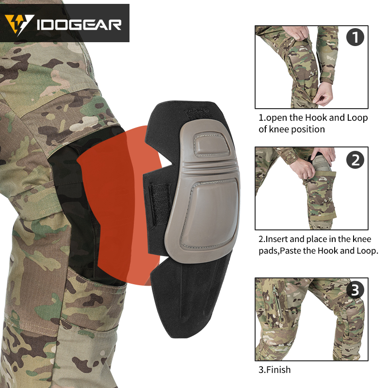 IDOGEAR UFS Flex Combat Shirt & Pants with Knee Pads Update Men's Tactical  Uniform Set UT3006-IDOGEAR INDUSTRIAL