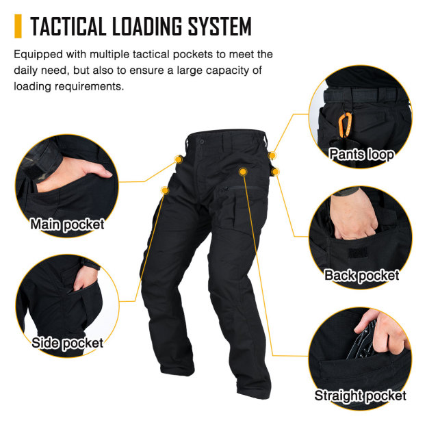 IDOGEAR Tactical Pants Multi-Pocket Combat Pants Large Capacity Camouflage Trousers Men Pants for Hunting Hiking 3210