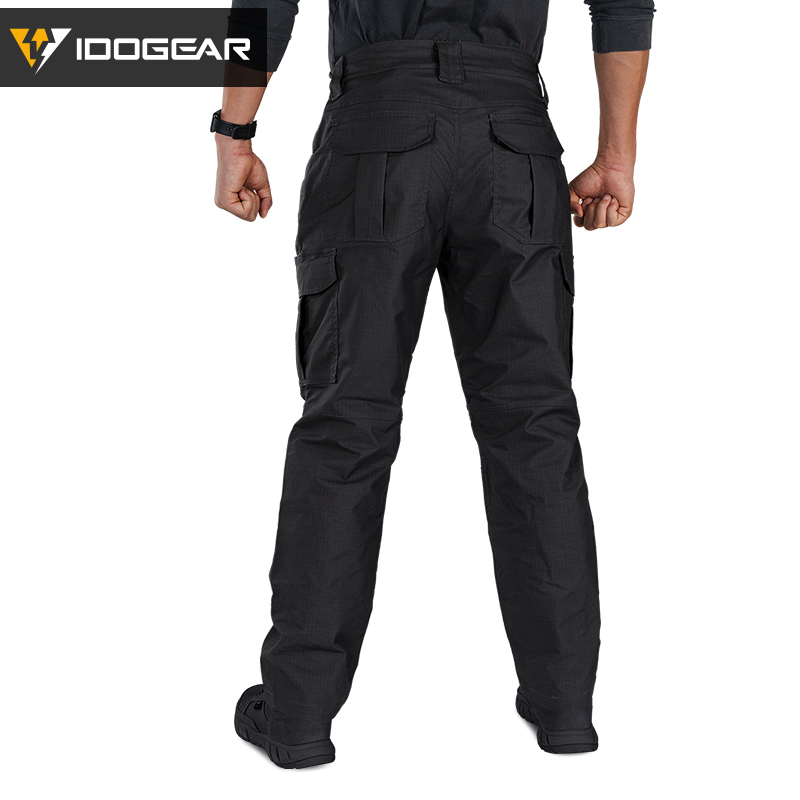【FLASH SALE】IDOGEAR BSR Flex Tactical Pants Men's Cargo Trousers For Airsoft, Military Combat Pants 3213-IDOGEAR INDUSTRIAL
