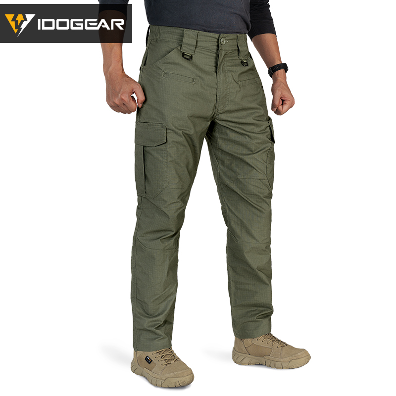 【FLASH SALE】IDOGEAR BSR Flex Tactical Pants Men's Cargo Trousers For Airsoft, Military Combat Pants 3213-IDOGEAR INDUSTRIAL