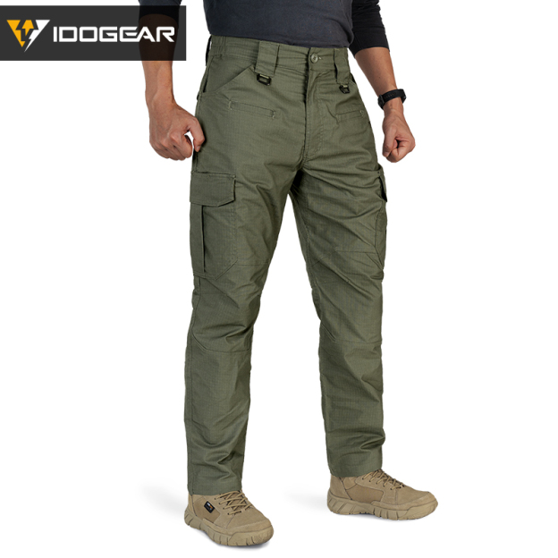 【FLASH SALE】IDOGEAR BSR Flex Tactical Pants Men's Cargo Trousers For Airsoft, Military Combat Pants 3213-IDOGEAR INDUSTRIAL