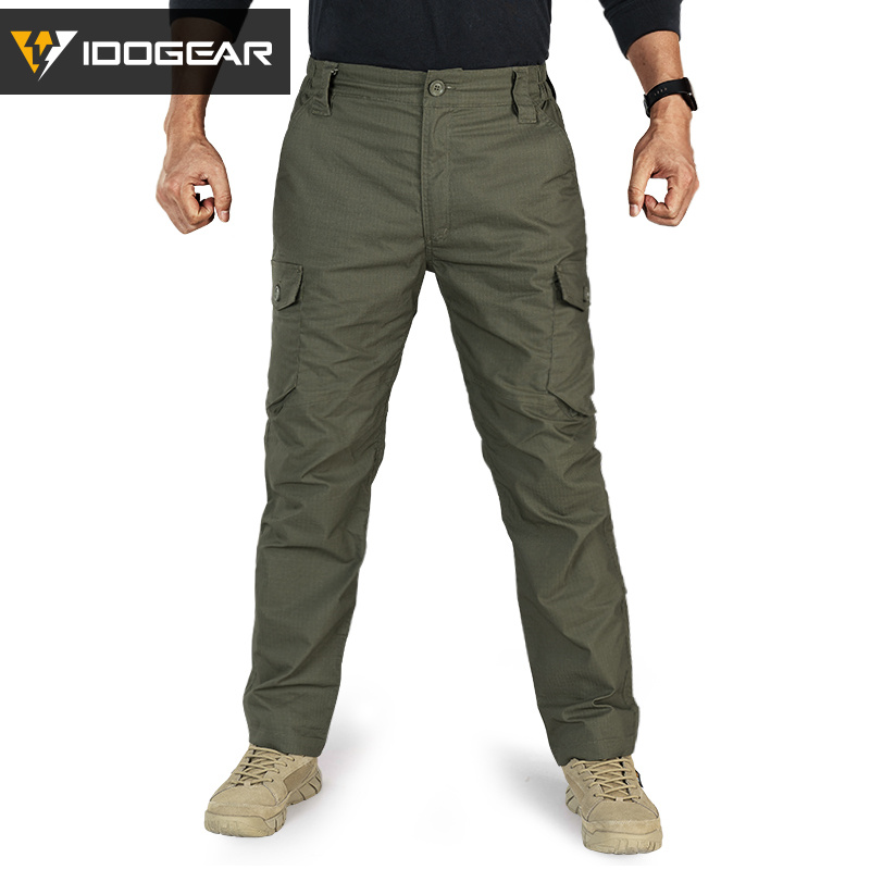 【FLASH SALE】IDOGEAR EDW Flex Tactical Pants With Large Pockets Men's Cargo Combat Pants  3214-IDOGEAR INDUSTRIAL
