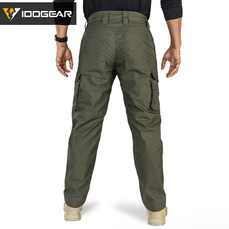 【FLASH SALE】IDOGEAR EDW Flex Tactical Pants With Large Pockets Men's Cargo Combat Pants  3214-IDOGEAR INDUSTRIAL