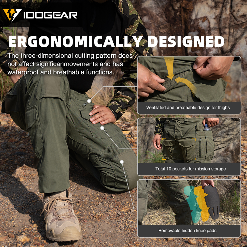 IDOGEAR Tactical G5 Pants Multi-pocket Combat Clothing 3215