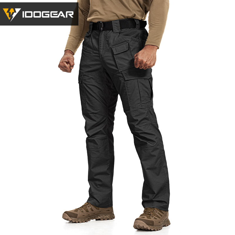 IDOGEAR Tactical Cargo JF Flex Pants Water-repellent Tear-resistant Slight Elastic Outdoor Training 3217