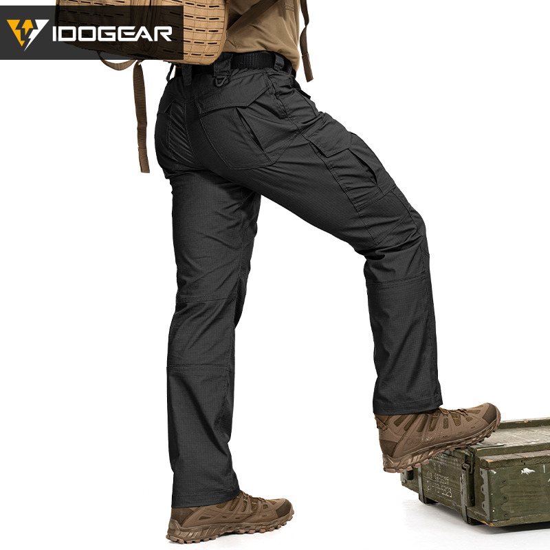 IDOGEAR Tactical Cargo JF Flex Pants Water-repellent Tear-resistant Slight Elastic Outdoor Training 3217