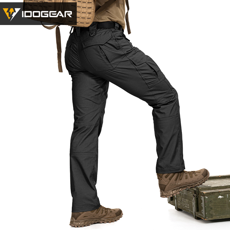 IDOGEAR Tactical Cargo JF Flex Pants Water-repellent Tear-resistant Slight Elastic Outdoor Training 3217