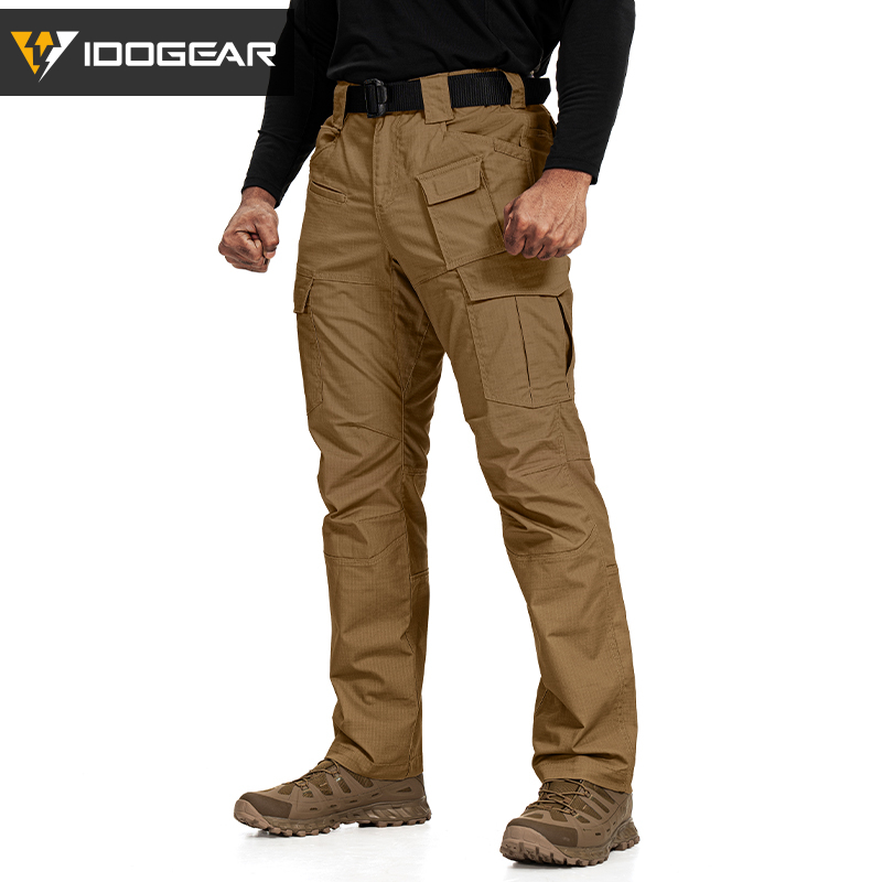 IDOGEAR Tactical Cargo JF Flex Pants Water-repellent Tear-resistant Slight Elastic Outdoor Training 3217