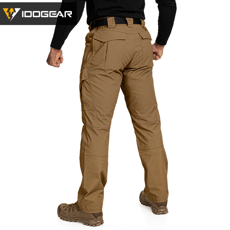 IDOGEAR Tactical Cargo JF Flex Pants Water-repellent Tear-resistant Slight Elastic Outdoor Training 3217