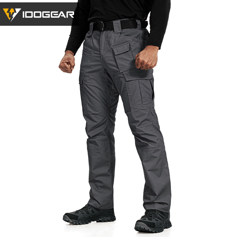 IDOGEAR Tactical Cargo JF Flex Pants Water-repellent Tear-resistant Slight Elastic Outdoor Training 3217