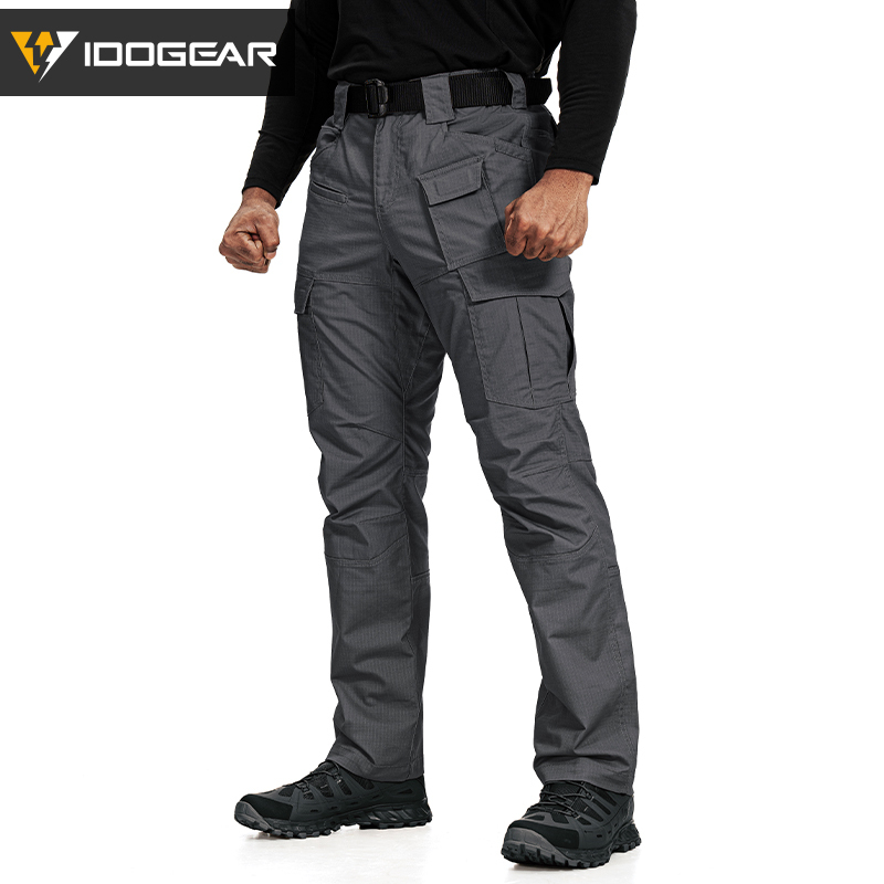 IDOGEAR Tactical Cargo JF Flex Pants Water-repellent Tear-resistant Slight Elastic Outdoor Training 3217