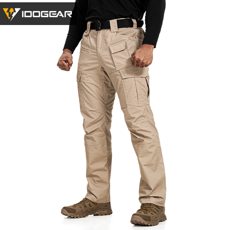 IDOGEAR Tactical Cargo JF Flex Pants Water-repellent Tear-resistant Slight Elastic Outdoor Training 3217