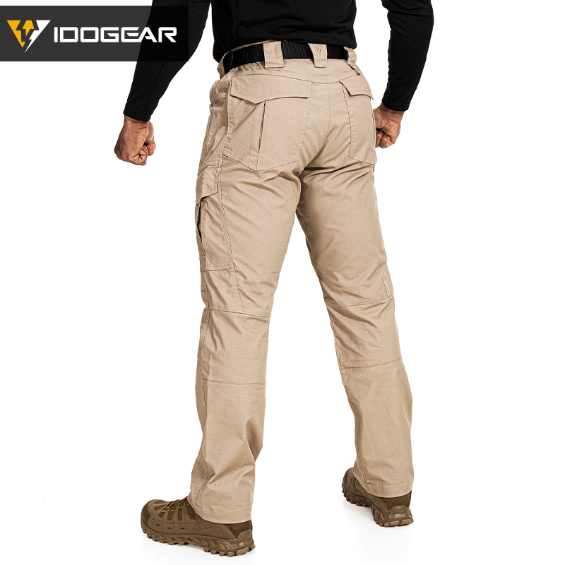 IDOGEAR Tactical Cargo JF Flex Pants Water-repellent Tear-resistant Slight Elastic Outdoor Training 3217