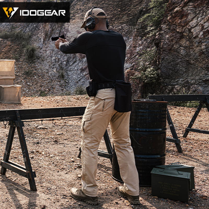 IDOGEAR Tactical Cargo JF Flex Pants Water-repellent Tear-resistant Slight Elastic Outdoor Training 3217