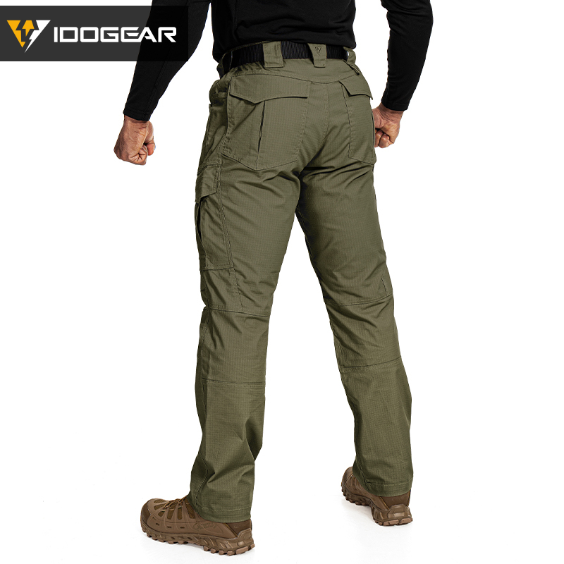 IDOGEAR Tactical Cargo JF Flex Pants Water-repellent Tear-resistant Slight Elastic Outdoor Training 3217