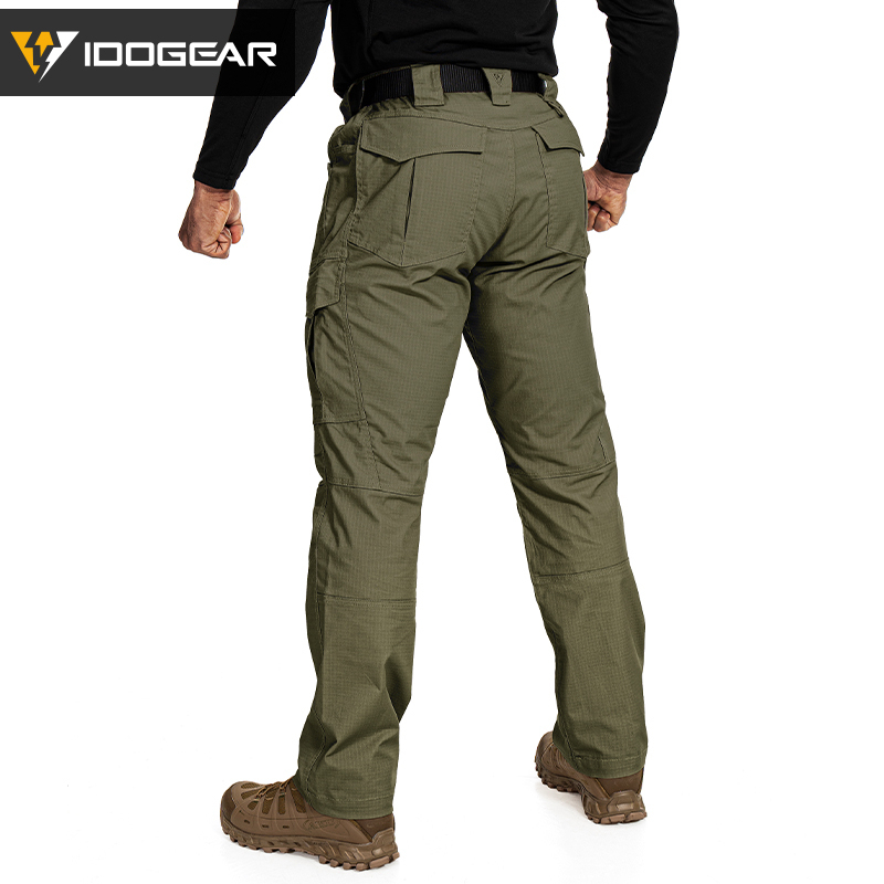 IDOGEAR Tactical Cargo JF Flex Pants Water-repellent Tear-resistant Slight Elastic Outdoor Training 3217