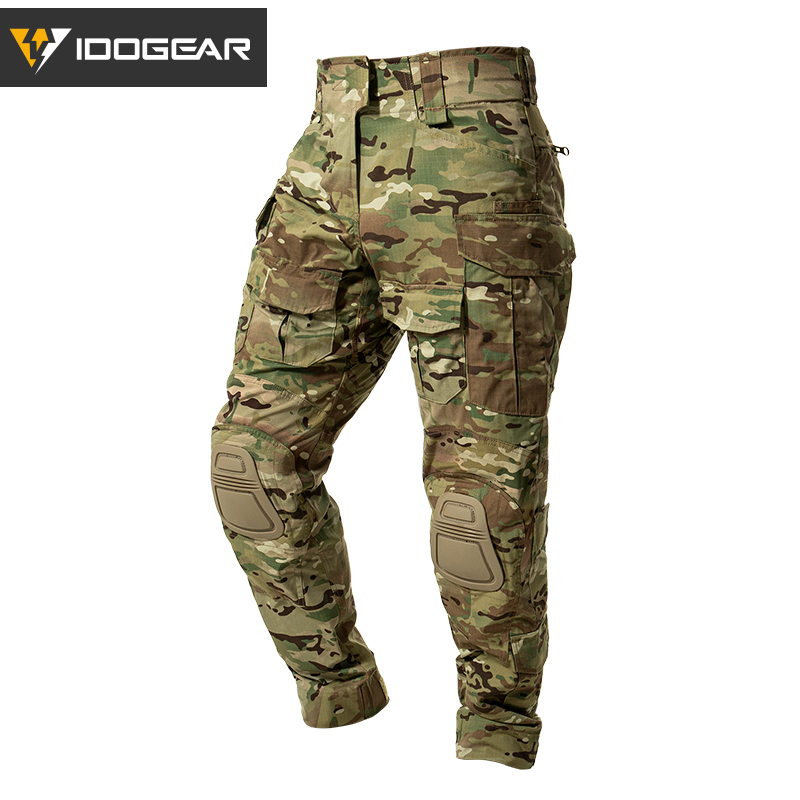 DOGEAR Men's G3 Tiger Stripe Pants with Knee Pads Rapid Assault