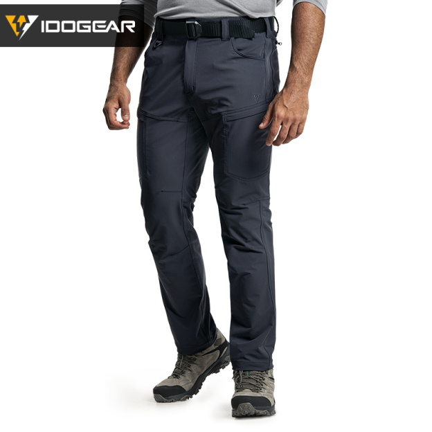 IDOGEAR IP4 Elastic Tactical Cargo Pants Water Repellent Ripstop Lightweight Work Pants for Daily EDC Hiking Outdoor 3320