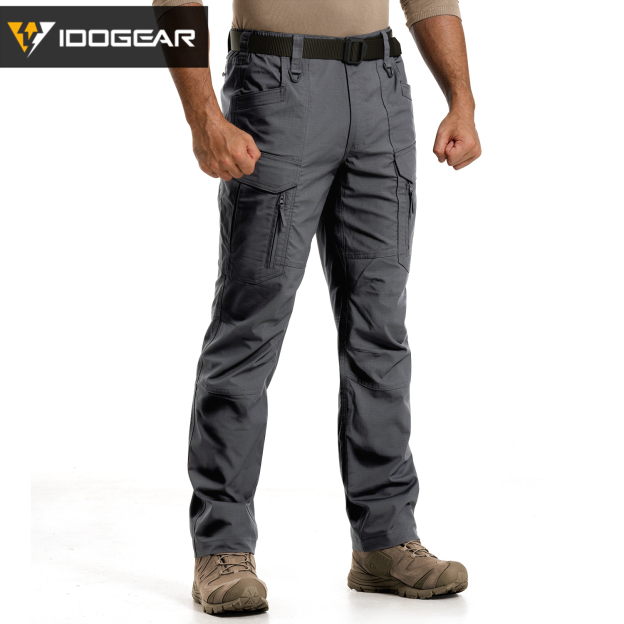 IDOGEAR Tactical Flex Pants IP5 Water Repellent Ripstop Cargo Pants for Duty Outdoor Sports 3221