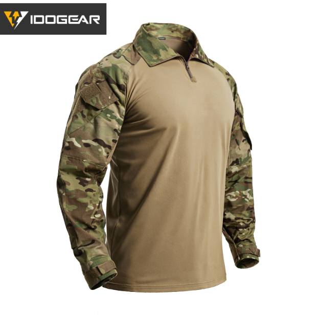 IDOGEAR Tactical G3 Shirt with Original Fabric Combat Shirt for Outdoor Sports Breathable Sweat-absorbing 3101
