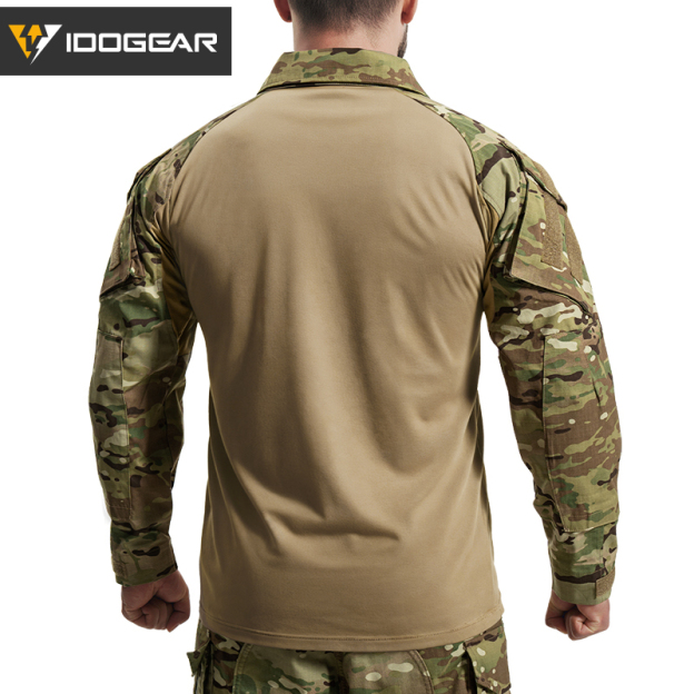 IDOGEAR Tactical G3 Shirt with Original Fabric Combat Shirt for Outdoor Sports Breathable Sweat-absorbing 3101