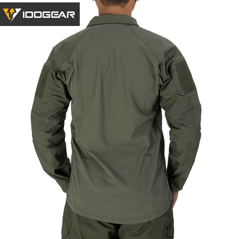 IDOGEAR G4 Tactical Shirt With Elbow Pads Tactical Shirt  Hiking Shirt 3112