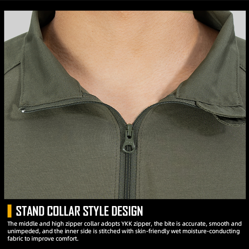 IDOGEAR G4 Tactical Shirt With Elbow Pads Tactical Shirt  Hiking Shirt 3112