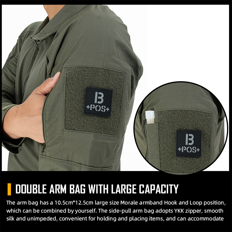 IDOGEAR G4 Tactical Shirt With Elbow Pads Tactical Shirt  Hiking Shirt 3112