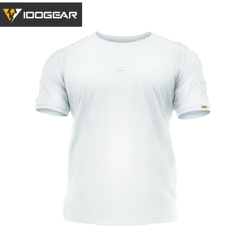 IDOGEAR Tactical Men's T-Shirt Round Neck Shirt Outdoor Sports Shirt Short Sleeve Quick Dry Casual 3114-IDOGEAR INDUSTRIAL