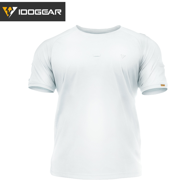 IDOGEAR Tactical Men's T-Shirt Round Neck Shirt Outdoor Sports Shirt Short Sleeve Quick Dry Casual 3114-IDOGEAR INDUSTRIAL
