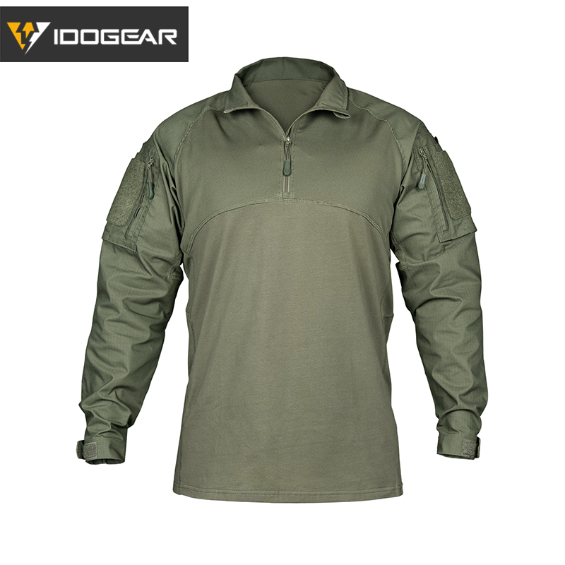 IDOGEAR BSR Tactical Shirt with Hidden Elbow Pads Cool Camo Airsoft Training Army Military Men's Shirts 3115-IDOGEAR INDUSTRIAL