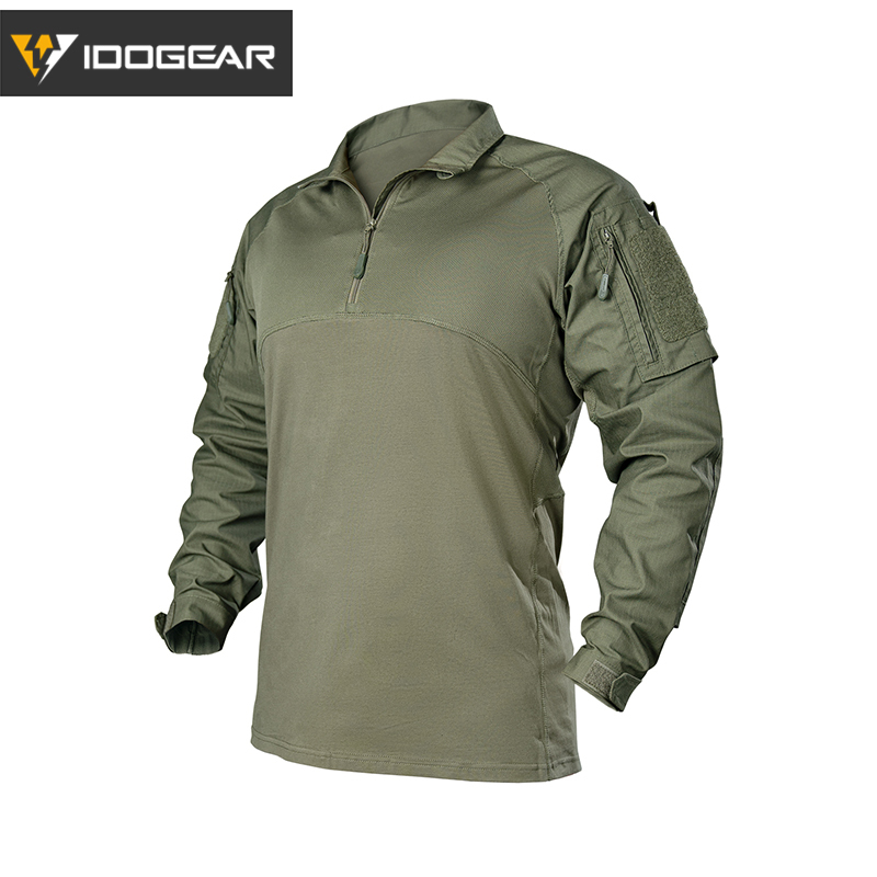 IDOGEAR BSR Tactical Shirt BDU Combat Clothes With Elbow Pads Slight elasticity Shirt Breathable 3115