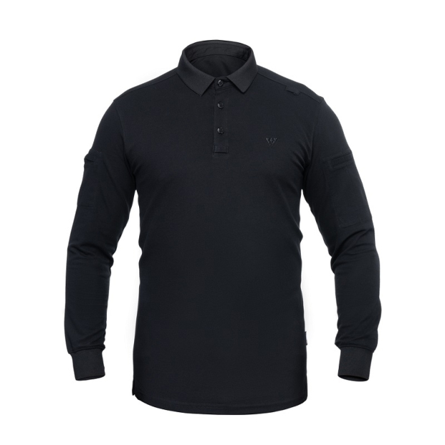 IDOGEAR Tactical Men's Polo Shirts Quick Dry Long Sleeve Shirts Pique Jersey Shirt 3117