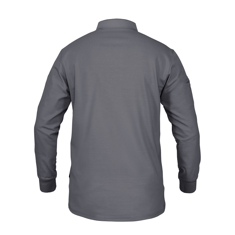 IDOGEAR Tactical Men's Polo Shirts Quick Dry Long Sleeve Shirts Pique Jersey Shirt 3117