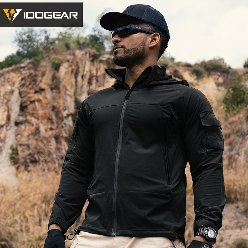 IDOGEAR Tactical Wind Coat Gen2 L5 Soft Water-resistant Highly Elastic  Windproof Jacket Outdoor Clothing 3118