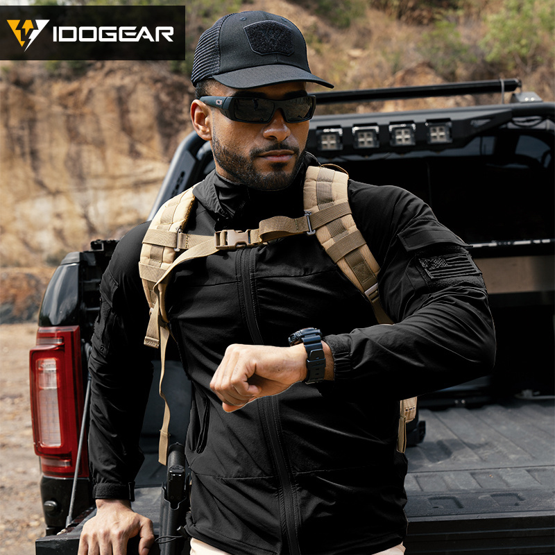 IDOGEAR Tactical Wind Coat Gen2 L5 Soft Water-resistant Highly Elastic  Windproof Jacket Outdoor Clothing 3118