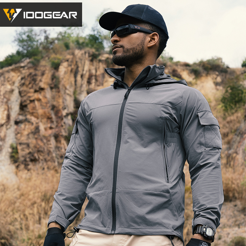 IDOGEAR Tactical Wind Coat Gen2 L5 Soft Water-resistant Highly Elastic  Windproof Jacket Outdoor Clothing 3118