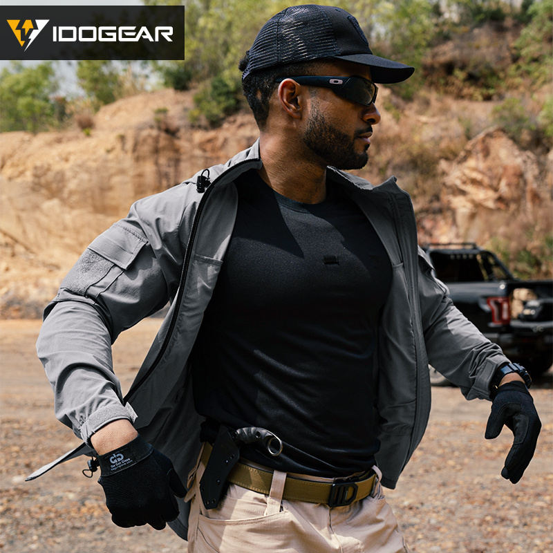 IDOGEAR Tactical Wind Coat Gen2 L5 Soft Water-resistant Highly Elastic  Windproof Jacket Outdoor Clothing 3118