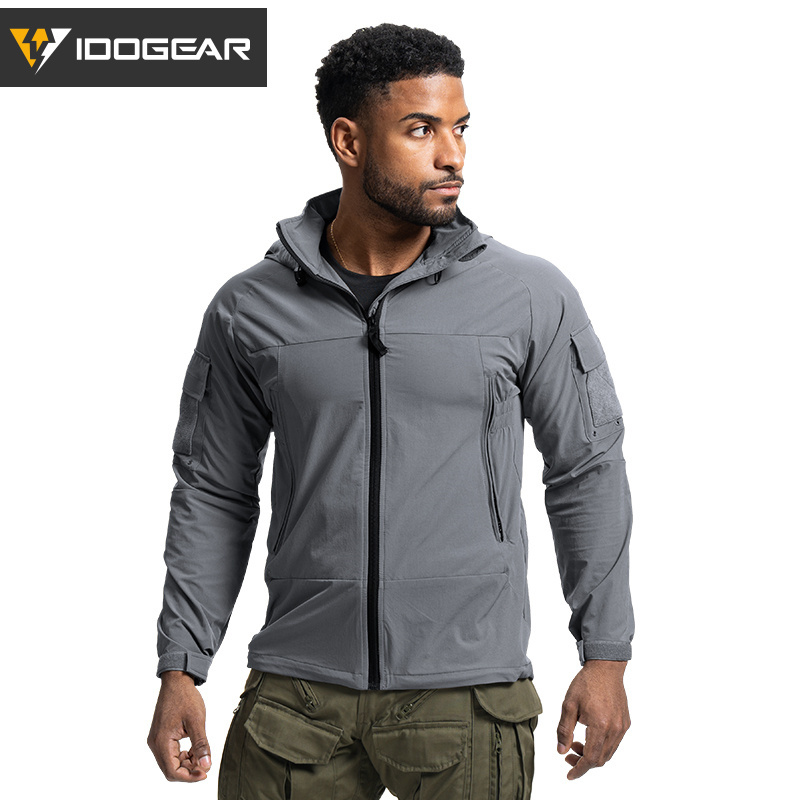 IDOGEAR Tactical Wind Coat Gen2 L5 Soft Water-resistant Highly Elastic Windproof Jacket Outdoor Clothing 3118