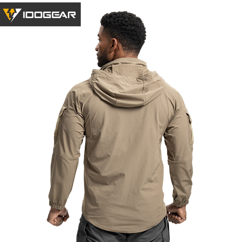 IDOGEAR Tactical Wind Coat Gen2 L5 Soft Water-resistant Highly Elastic  Windproof Jacket Outdoor Clothing 3118