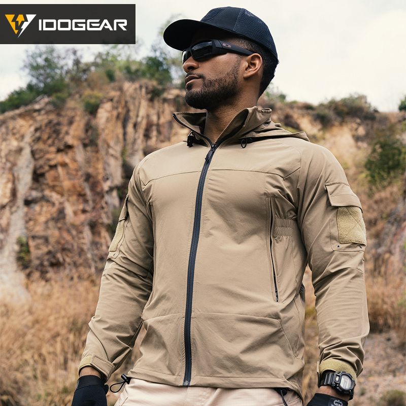 IDOGEAR Tactical Wind Coat Gen2 L5 Soft Water-resistant Highly Elastic  Windproof Jacket Outdoor Clothing 3118