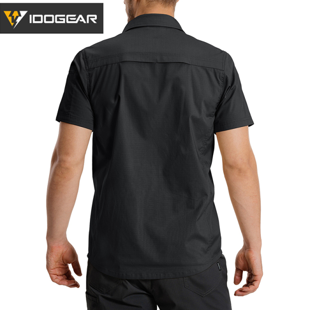 IDOGEAR Tactical IS5 Shirt Short Sleeve Breathable UPF50+ Outdoor Work Shirt 3121