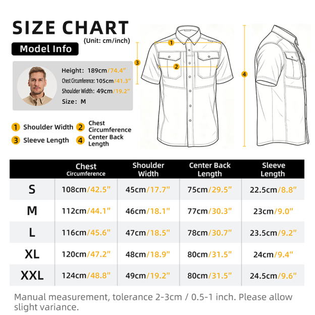 IDOGEAR Tactical IS5 Shirt Short Sleeve Breathable UPF50+ Outdoor Work Shirt 3121