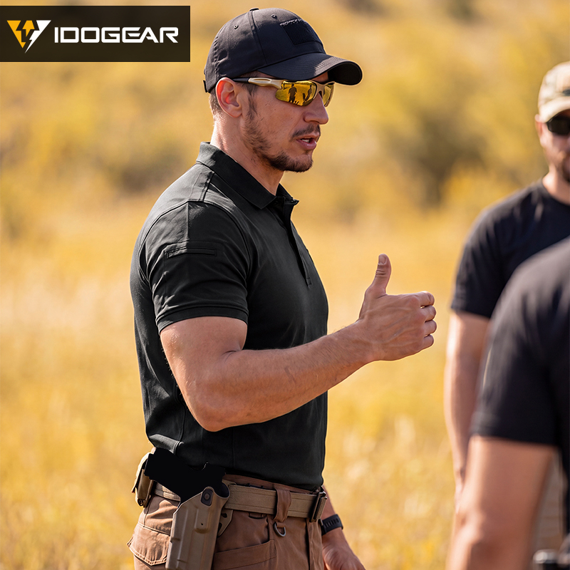 IDOGEAR Outdoor Short Sleeve Shirt Moisture Wicking Quick Dry Breathable Soft 3123