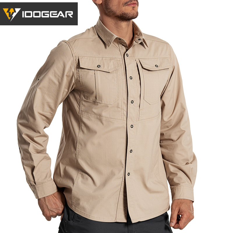 IDOGEAR Tactical Short Sleeve Shirt Moisture Wicking Quick Dry Breathable Soft Skin Friendly Outdoor Sports 3123