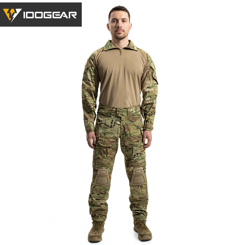 IDOGEAR Tactical G3 Uniform with Original Fabric Breathable Water-repellent Combat Uniform 3001