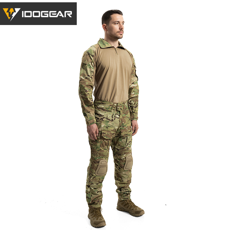 IDOGEAR Tactical G3 Uniform with Original Fabric Breathable Water-repellent Combat Uniform 3001