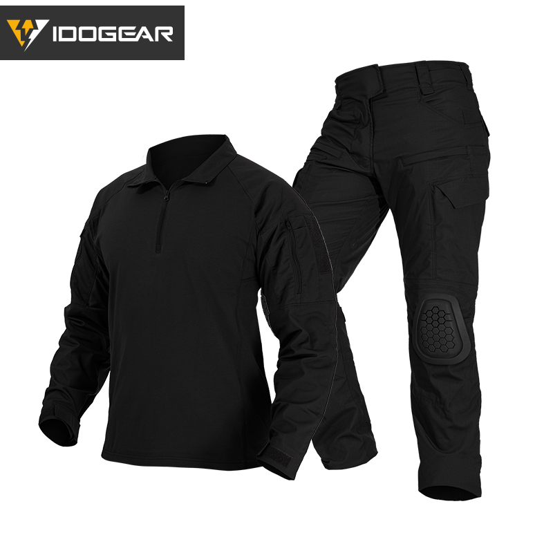 IDOGEAR Gen4 Tactical Uniform with Knee Pads Update Ver For Outdoor Airsoft/Shooting/Training Sport UT3005